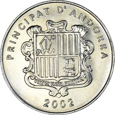 Monnaie, Andorre, 10 Centims, 2002, SUP, Laiton, KM:182