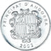 Monnaie, Andorre, Andorre, Centim, 2002, Charlemagne, SUP+, Aluminium, KM:176