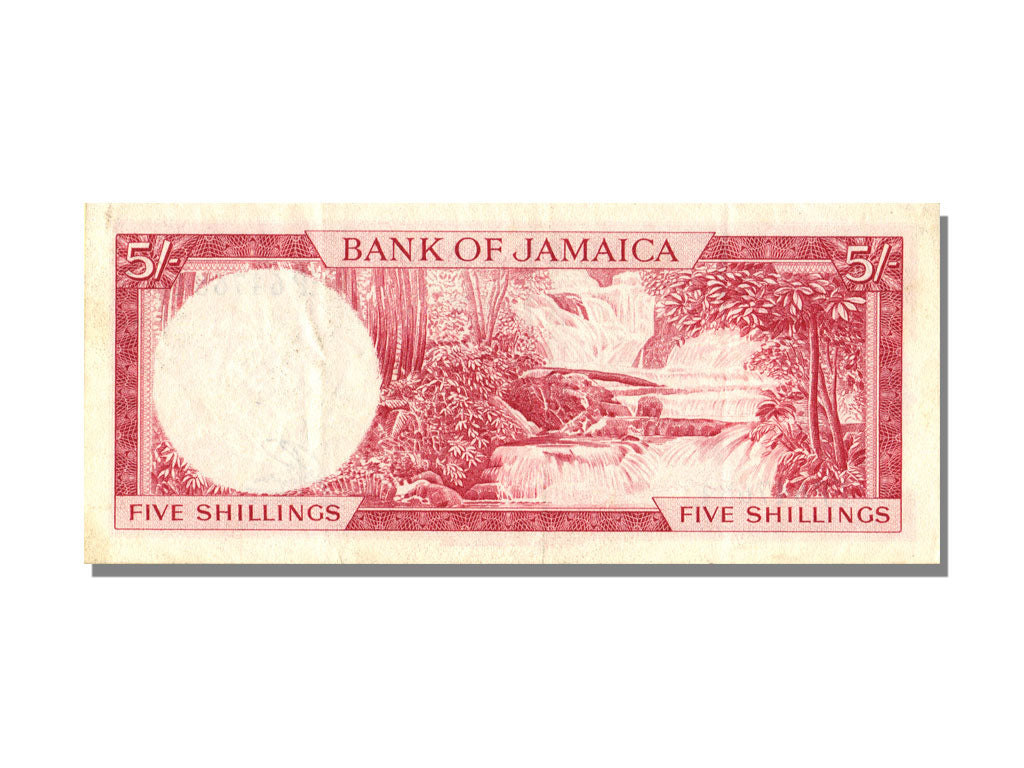 Jamaica, 5 Shillings, 1960, KM #51Ab, EF(40-45), EP