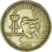 Coin, Monaco, Louis II, 2 Francs, 1924, Poissy, VF(30-35), Aluminum-Bronze