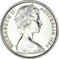 Moneta, Australia, Elizabeth II, 5 Cents, 1984, BB, Rame-nichel, KM:64