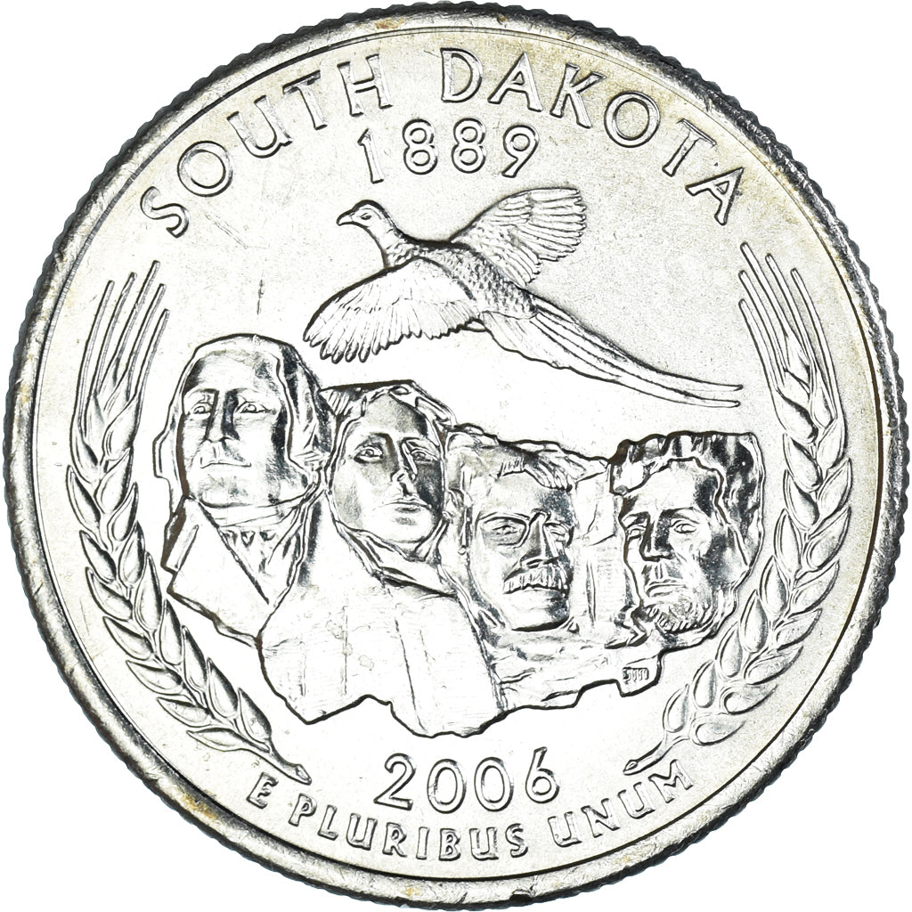 Coin, United States, Quarter Dollar, Quarter, 2006, U.S. Mint, Philadelphia