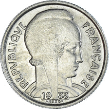 Coin, France, Bazor, 5 Francs, 1933, Paris, AU(55-58), Nickel, KM:887