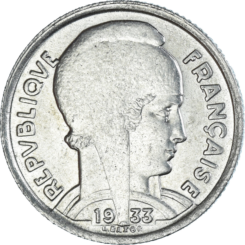 Monnaie, France, Bazor, 5 Francs, 1933, Paris, SUP, Nickel, Gadoury:753, KM:887