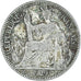 Moneda, INDOCHINA FRANCESA, 10 Cents, 1929, Paris, BC+, Plata, KM:16.1
