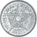 Münze, Marokko, Mohammed V, Franc, 1951, Paris, VZ+, Aluminium, KM:46