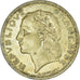 Moeda, França, Lavrillier, 5 Francs, 1939, Paris, VF(20-25), Alumínio-Bronze