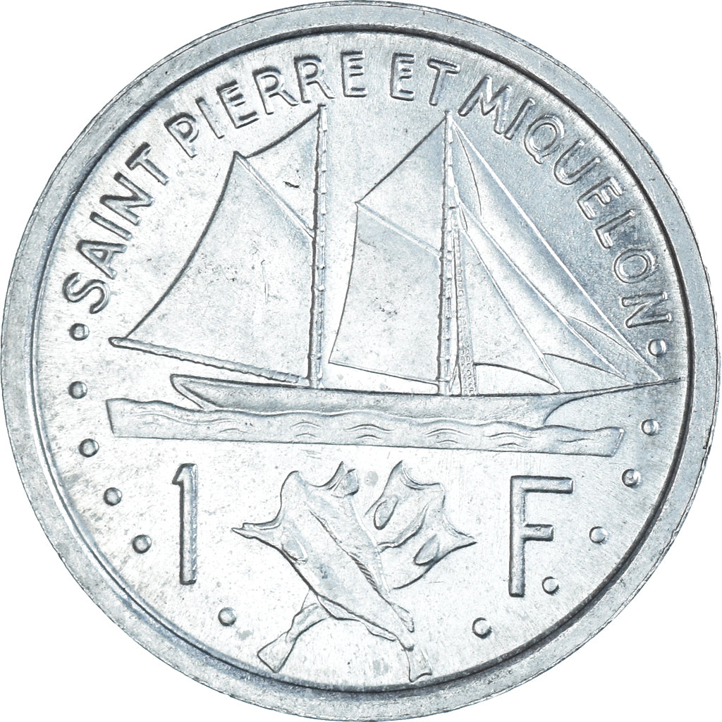 Coin, SAINT PIERRE & MIQUELON, Franc, 1948, Paris, AU(55-58), Aluminum, KM:1