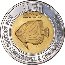Moeda, CABINDA, 2.50 Escudo Convertivel, 2008, MS(63), Bimetálico, KM:6