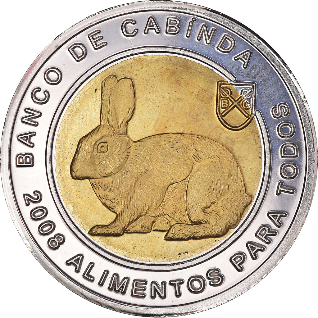 Monnaie, Cabinda, 2.50 Escudo Convertivel, 2008, SPL, Bimétallique, KM:6