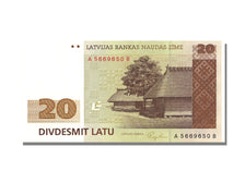 Banconote, Lettonia, 20 Latu, 1992, FDS