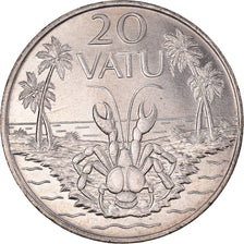 Moneda, Vanuatu, 20 Vatu, 1983, SC, Cobre - níquel