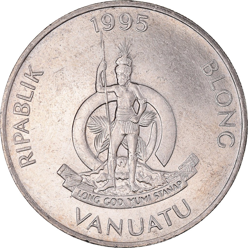 Moneda, Vanuatu, 20 Vatu, 1983, SC, Cobre - níquel