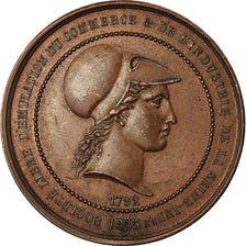 France, Token, Société d'Emulation, Commerce et Industrie, Seine Inf., 1855