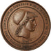 France, Token, Société d'Emulation, Commerce et Industrie, Seine Inf., 1855
