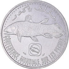 Coin, Comoros, 5 Francs, 1992, Paris, MS(63), Aluminum, KM:15