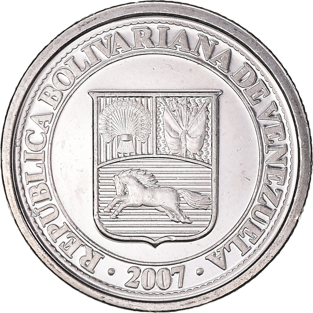 Monnaie, Venezuela, 10 Centimos, 2007, Maracay, FDC, Nickel plaqué acier, KM:89