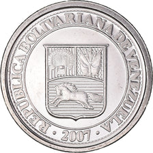 Monnaie, Venezuela, 10 Centimos, 2007, Maracay, FDC, Nickel plaqué acier, KM:89
