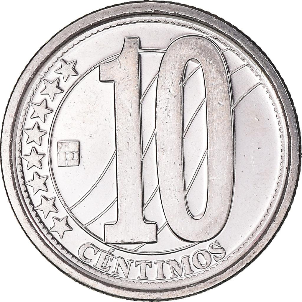 Monnaie, Venezuela, 10 Centimos, 2007, Maracay, FDC, Nickel plaqué acier, KM:89