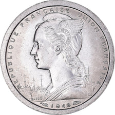 Coin, Cameroon, Franc, 1948, Paris, MS(63), Aluminum, KM:8