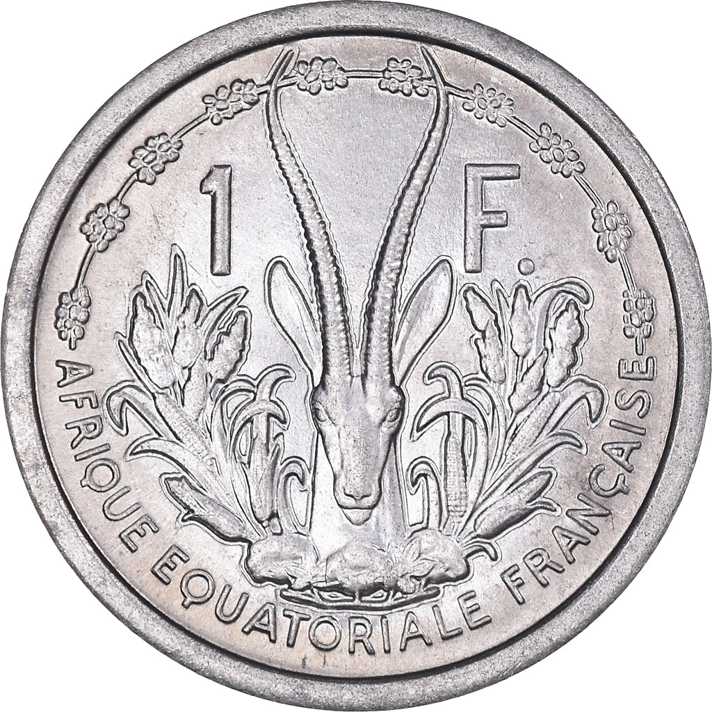 Coin, Cameroon, Franc, 1948, Paris, MS(63), Aluminum, KM:8