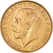 Munten, Zuid Afrika, George V, Sovereign, 1925, Pretoria, PR, Goud, KM:21