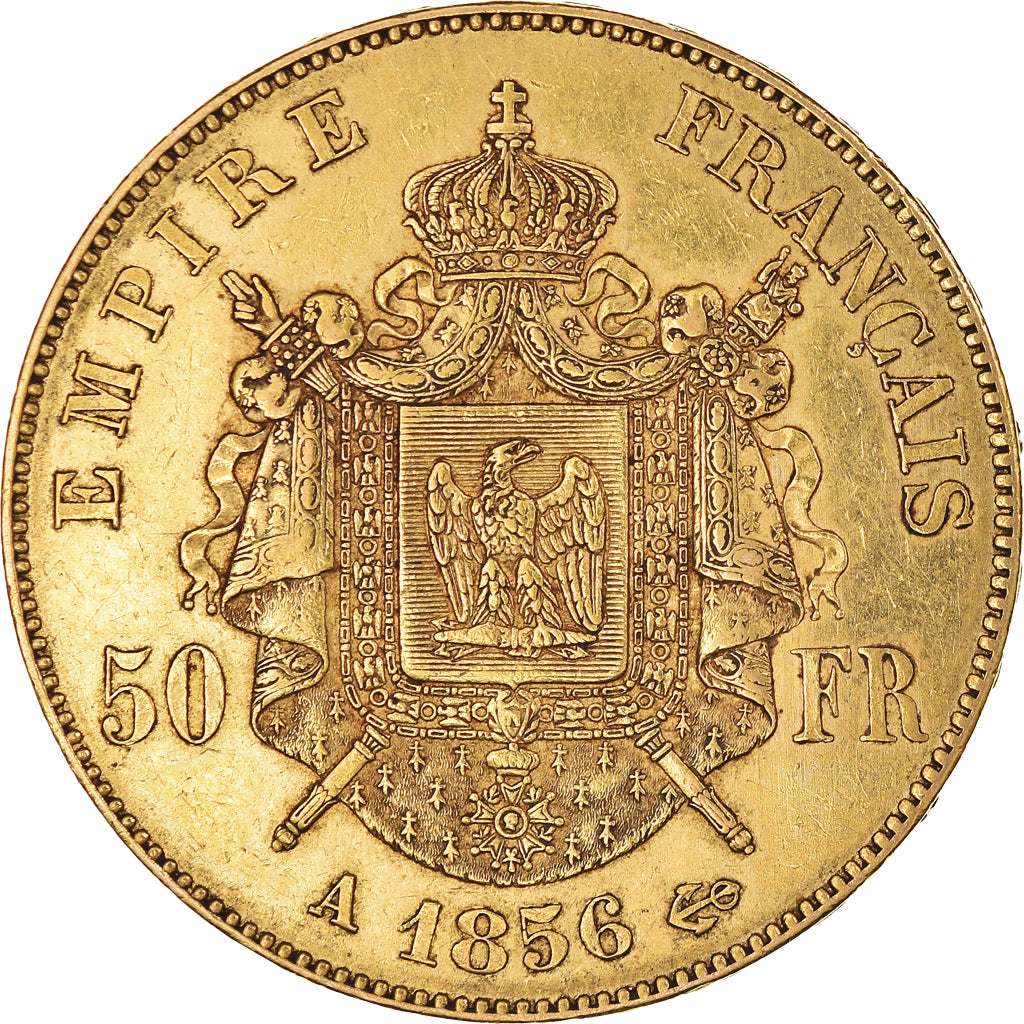 Monnaie, France, Napoleon III, 50 Francs, 1856, Paris, SUP, Or, Gadoury:1111