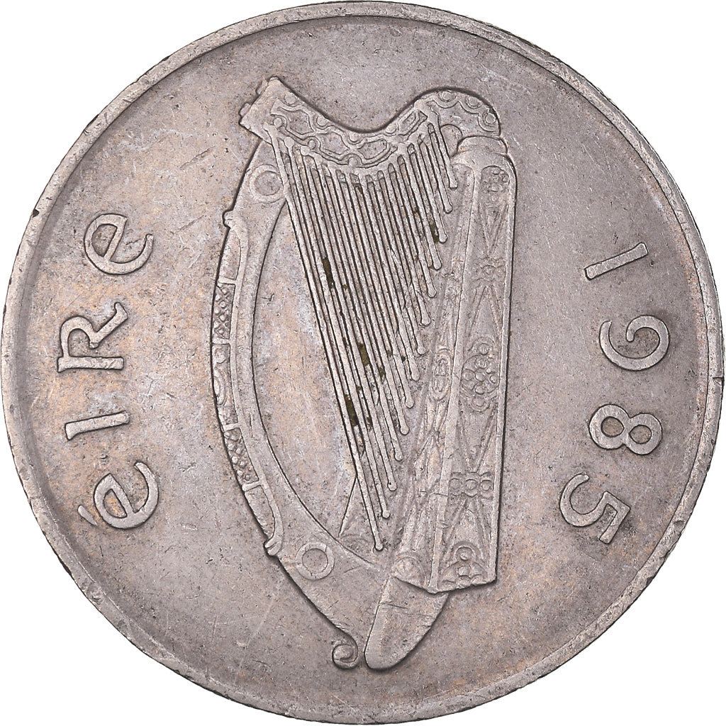 Coin, IRELAND REPUBLIC, 10 Pence, 1985, EF(40-45), Copper-nickel, KM:23