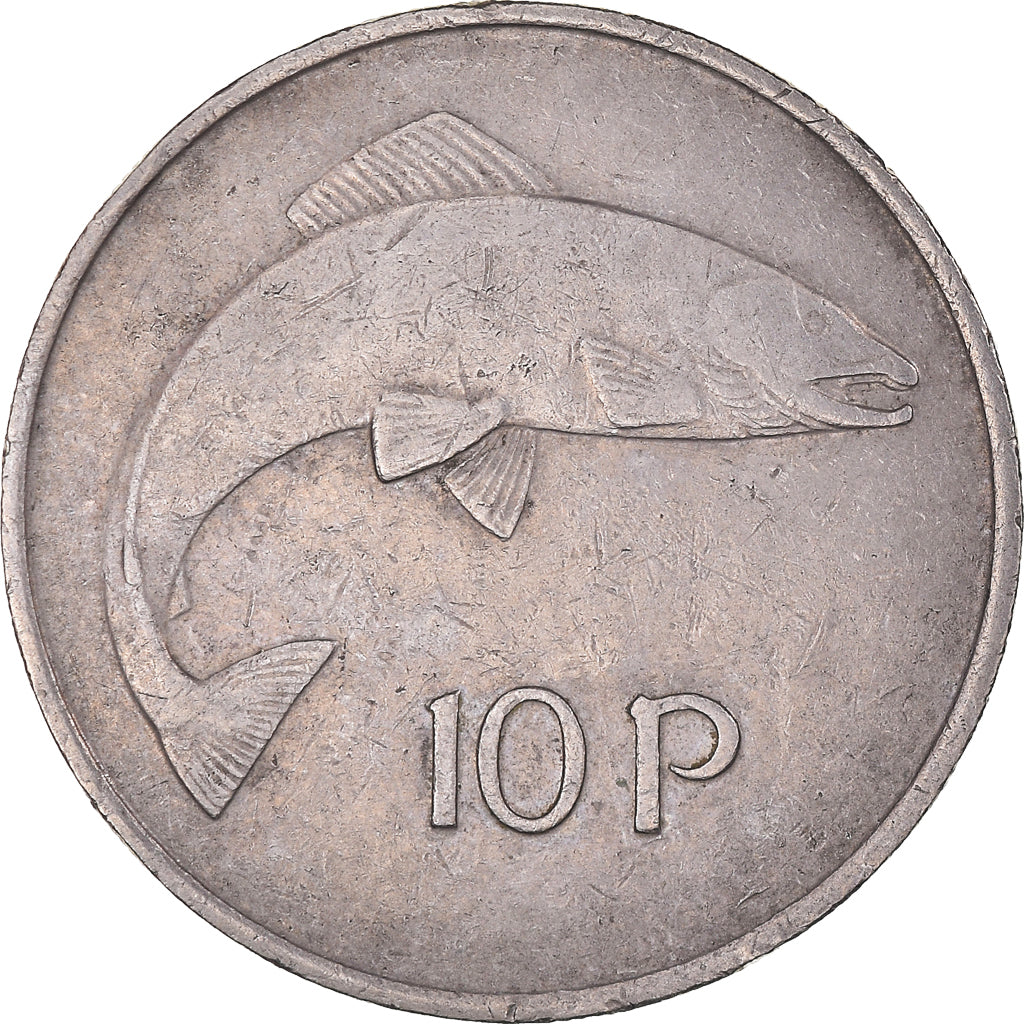 Coin, IRELAND REPUBLIC, 10 Pence, 1985, EF(40-45), Copper-nickel, KM:23
