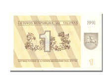 Biljet, Lithouwen, 1 (Talonas), 1991, NIEUW