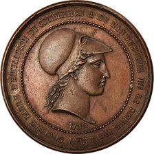 France, Token, Société d'Emulation, Commerce et Industrie, Seine Inf., 1855