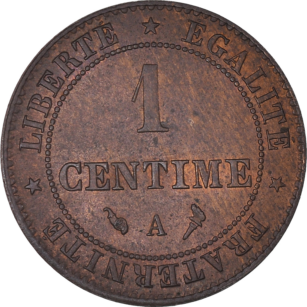 Coin, France, Cérès, Centime, 1897, Paris, VF(30-35), Bronze, KM:826.1