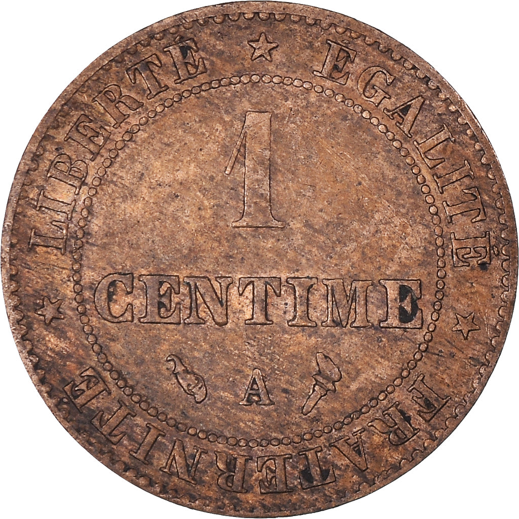 Moneta, Francia, Cérès, Centime, 1897, Paris, MB+, Bronzo, KM:826.1