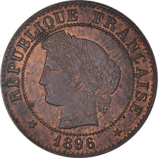Coin, France, Cérès, Centime, 1896, Paris, EF(40-45), Bronze, KM:826.1