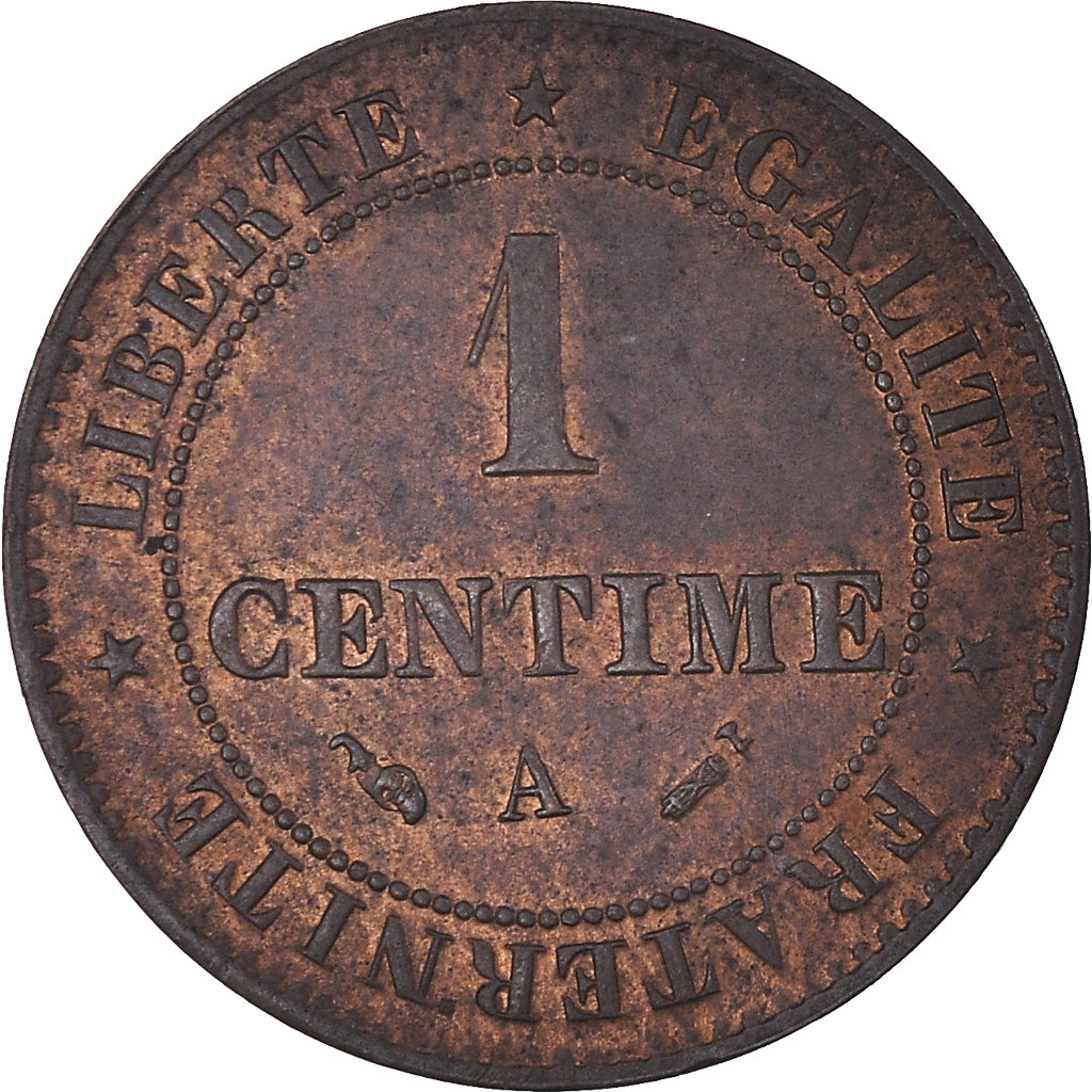 Coin, France, Cérès, Centime, 1896, Paris, EF(40-45), Bronze, KM:826.1