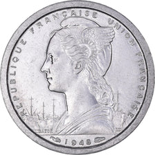 Munten, Frans Equatoriaal Afrika, Franc, 1948, Paris, PR, Aluminium, KM:6