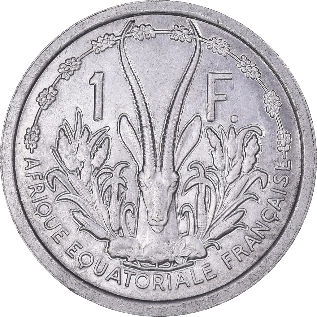 Munten, Frans Equatoriaal Afrika, Franc, 1948, Paris, PR, Aluminium, KM:6