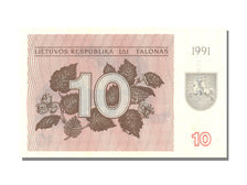 Lithuania, 10 (Talonas), 1991, KM #35a, UNC(65-70), AR