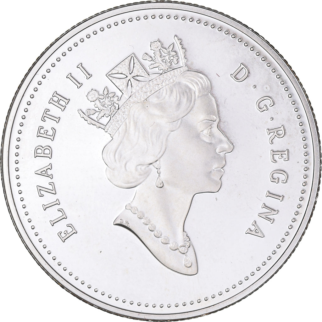 Moneda, Canadá, Elizabeth II, 50 Cents, 1995, Royal Canadian Mint, Ottawa