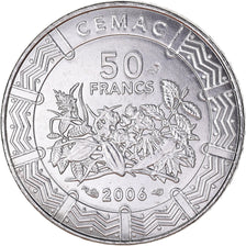 Monnaie, États de l'Afrique centrale, 50 Francs, 2006, Paris, FDC, Acier