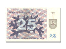 Lithuania, 25 (Talonas), 1991, KM #36b, UNC(65-70), BM