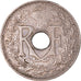 Moneta, Francja, Lindauer, 25 Centimes, 1940, EF(40-45), Nikiel-Brąz, KM:867b
