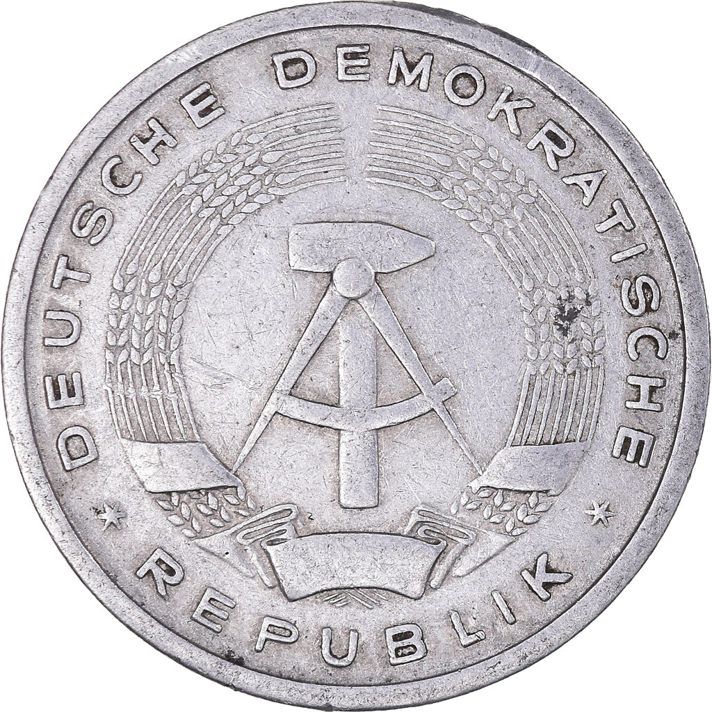 Coin, GERMAN-DEMOCRATIC REPUBLIC, Mark, 1956, Berlin, EF(40-45), Aluminum, KM:13