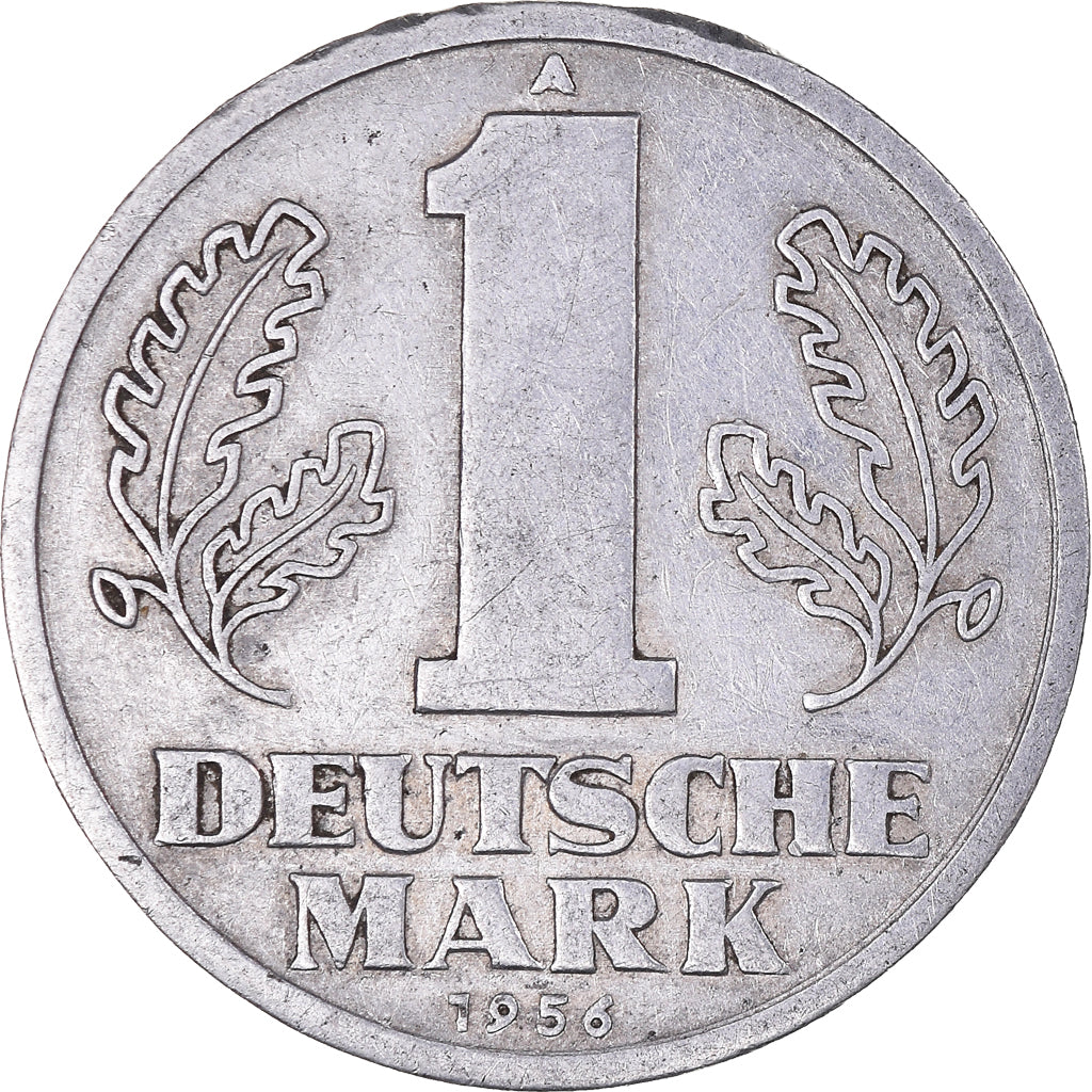 Coin, GERMAN-DEMOCRATIC REPUBLIC, Mark, 1956, Berlin, EF(40-45), Aluminum, KM:13