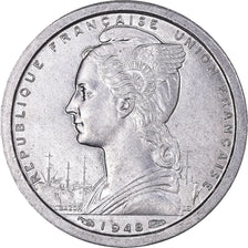 Munten, Frans Equatoriaal Afrika, Franc, 1948, Paris, PR, Aluminium, KM:6