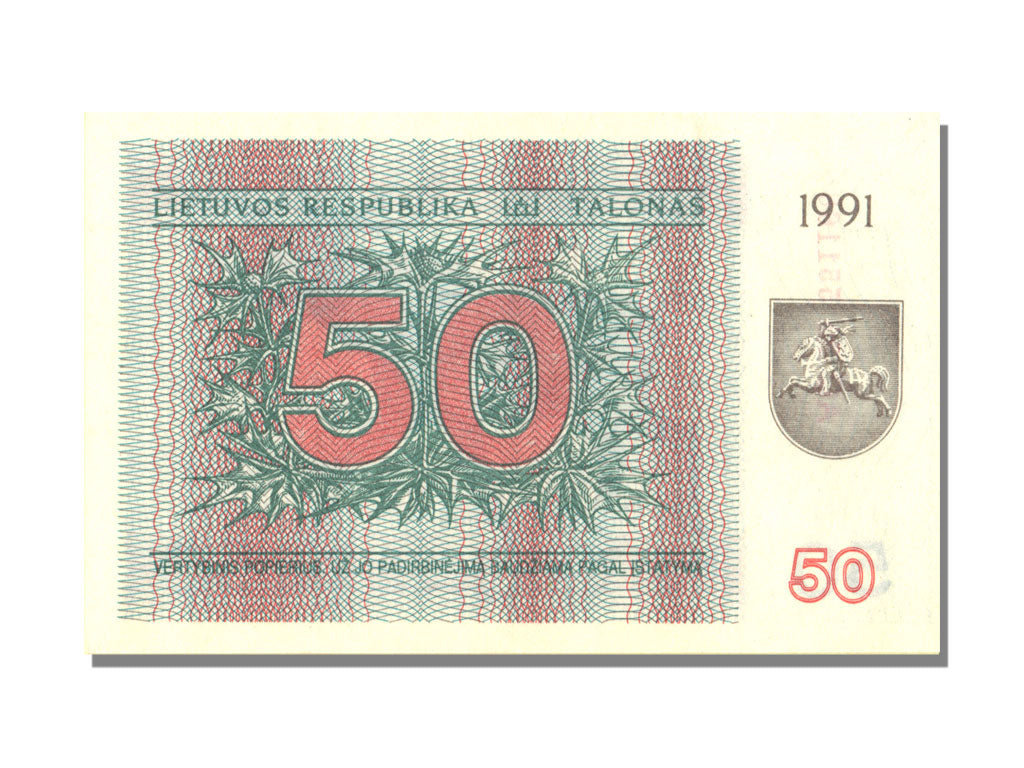 Lithuania, 100 (Talonas), 1991, KM #38b, UNC(65-70), AC