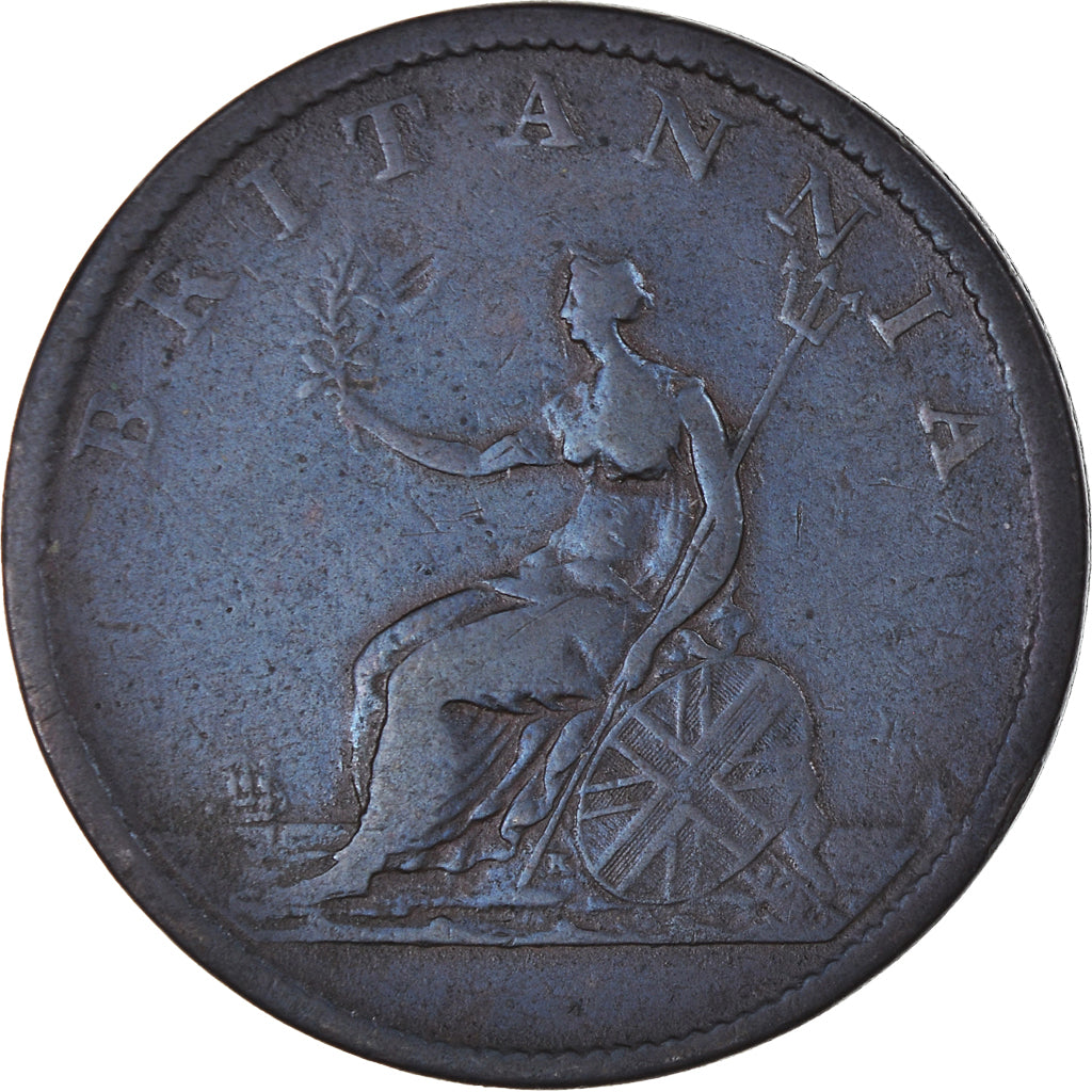 Coin, Great Britain, George III, 1/2 Penny, 1807, VF(30-35), Copper, KM:662