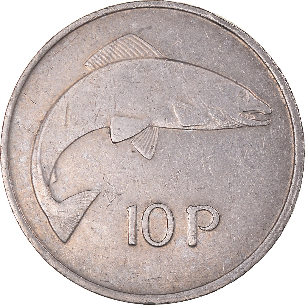 Coin, IRELAND REPUBLIC, 10 Pence, 1980, EF(40-45), Copper-nickel, KM:23