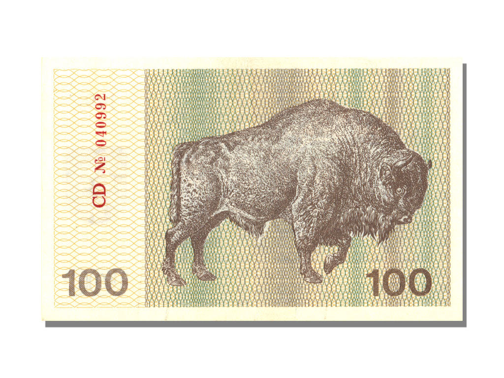 Lithuania, 100 (Talonas), 1991, KM #38a, UNC(65-70), CD