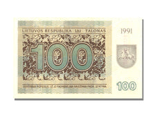 Lithuania, 100 Talonas, 1991, UNC(65-70)